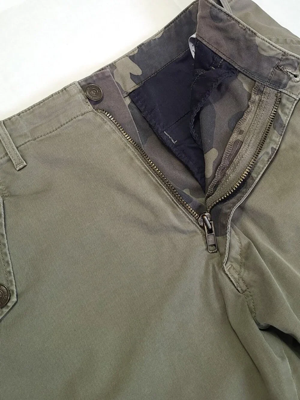 True Religion Drop Crotch Joggers Ankle Zip Tapered Sweatpants Men 33